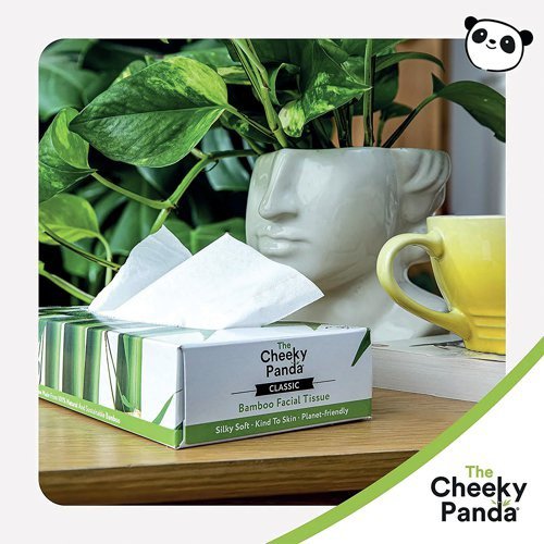Cheeky Panda Facial Tissues Box 80 Sheets (Pack of 12) 1103039 Cheeky Panda Facial Tissues Box 80 Sheets (Pack of 12) 1103039