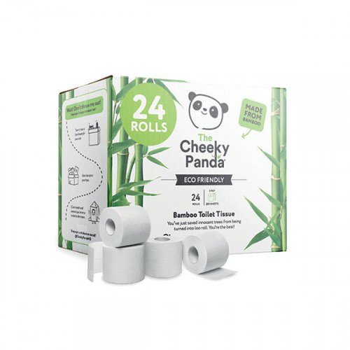 Cheeky Panda 3-Ply Toilet Tissue 200 sheets (Pack of 24) PFTOILT24 Cheeky Panda 3-Ply Toilet Tissue 200 sheets (Pack of 24) PFTOILT24