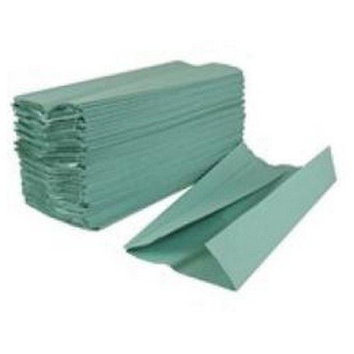 2Work+Cfold+Hand+Towels+1Ply+Green+Pack+2955+++++++++KF03801