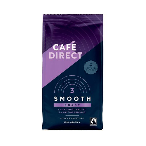 Cafe+Direct+Smooth+Roast+Fairtrade+Roast+and+Ground+Coffee+227g+Ref+FCR0002