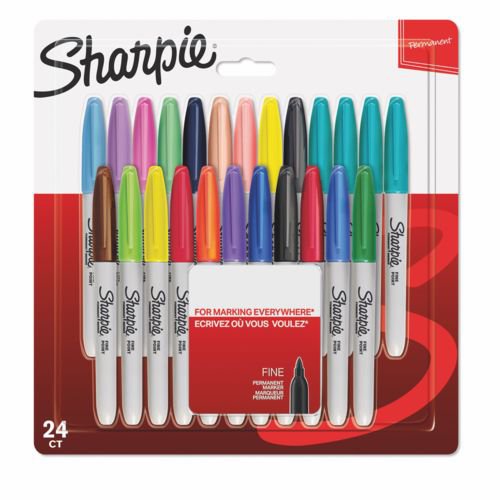 Sharpie Fine MARKERS 4 Pack Black Blue Green Red Permanent Ink -   Finland