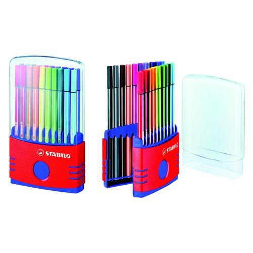 Premium felt-tip pen STABILO Pen 68 - box of 20 colors