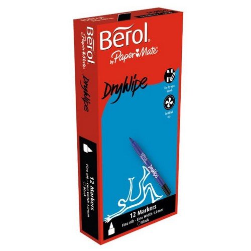 Berol+Drywipe+Pen+Fine+Black+Tuck+++++++++++++++++++S0377500