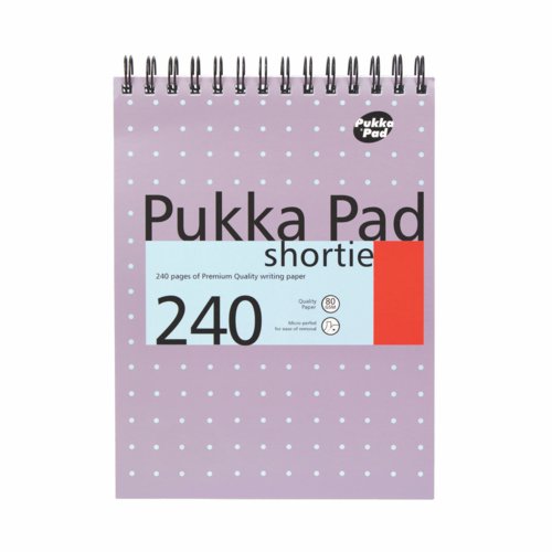 Pukka Pad A5 "Shortie" Metallic 240 Page Headbound {3-Pack} 