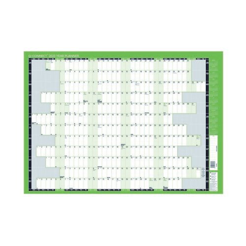 Q-Connect+Year+Planner+Mounted+2023+855+x+610mm