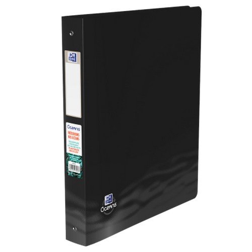 A4 + Oceanis Ring Binder Black 2 O Ring Binder 40mm Spine A4 + Oceanis Ring Binder Black 2 O Ring Binder 40mm Spine