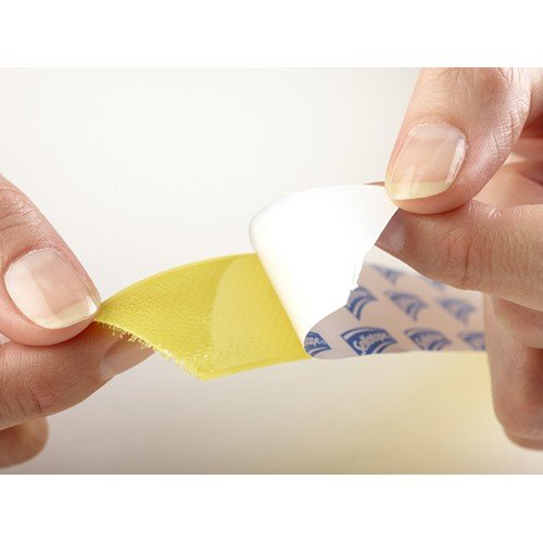 Sellotape+Permanent+Sticky+Hook+and+Loop+Strips+in+a+Wallet+20x450mm+Ref+1445183