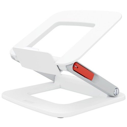 Leitz Ergo Adjustable MultiAngle Laptop Stand White 258x45x253mm 64240001 Leitz Ergo Adjustable MultiAngle Laptop Stand White 258x45x253mm 64240001