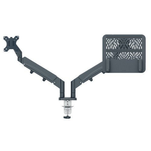 Leitz Ergo Space Saving Dual Monitor & Laptop Arm Leitz Ergo Space Saving Dual Monitor & Laptop Arm