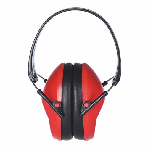 Slim Ear Muff One Size Red
