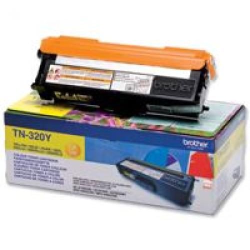 Brother+TN-320Y+Toner+Cartridge-Yellow