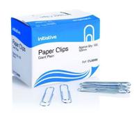 Initiative Paperclips Giant Plain 50mm (Pack of 100)