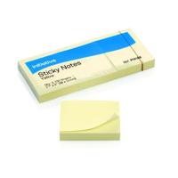 Initiative Sticky Notes 38 x 51mm  (1.5 x 2) Inches Yellow