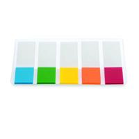 Initiative Film Index Tabs 45 x 12mm 20 Sheets of 5 Assorted Colours (Pack of 100)