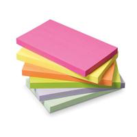 Initiative Sticky Notes Assorted Neon & Pastel 76 x 127mm 100 Sheets