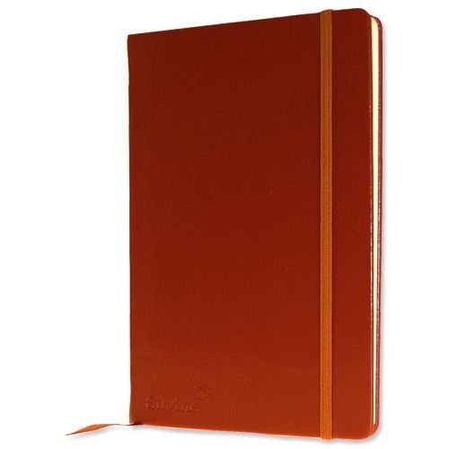 Silvine+Executive+Soft+Feel+Notebook+Tan+A5+Premium+Ivory+Paper+Feint+Ruled