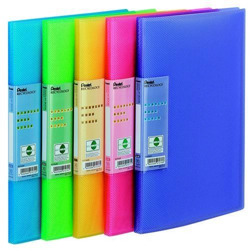 Pentel+Display+Book+Vivid+A4+30+Pocket+Blue