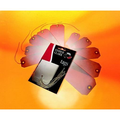 Fisher+Clarke+Strung+Cut+Tag+70x35mm+Buff+Pack+1000