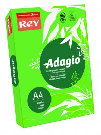 REY ADAGIO PAPER A4 80GSM DEEP GREEN (RE
