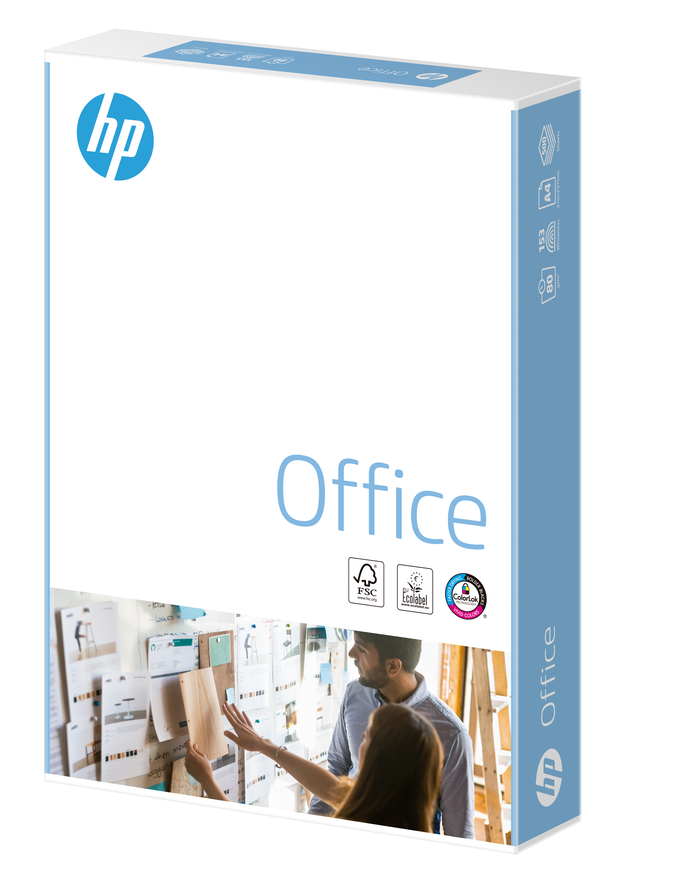 A4 HP Office Paper A4 80gsm White (Box 5 Reams) CHP110