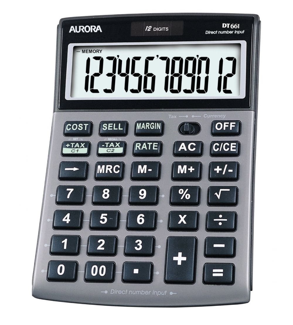 AURORA DT661 DESK CALCULATOR