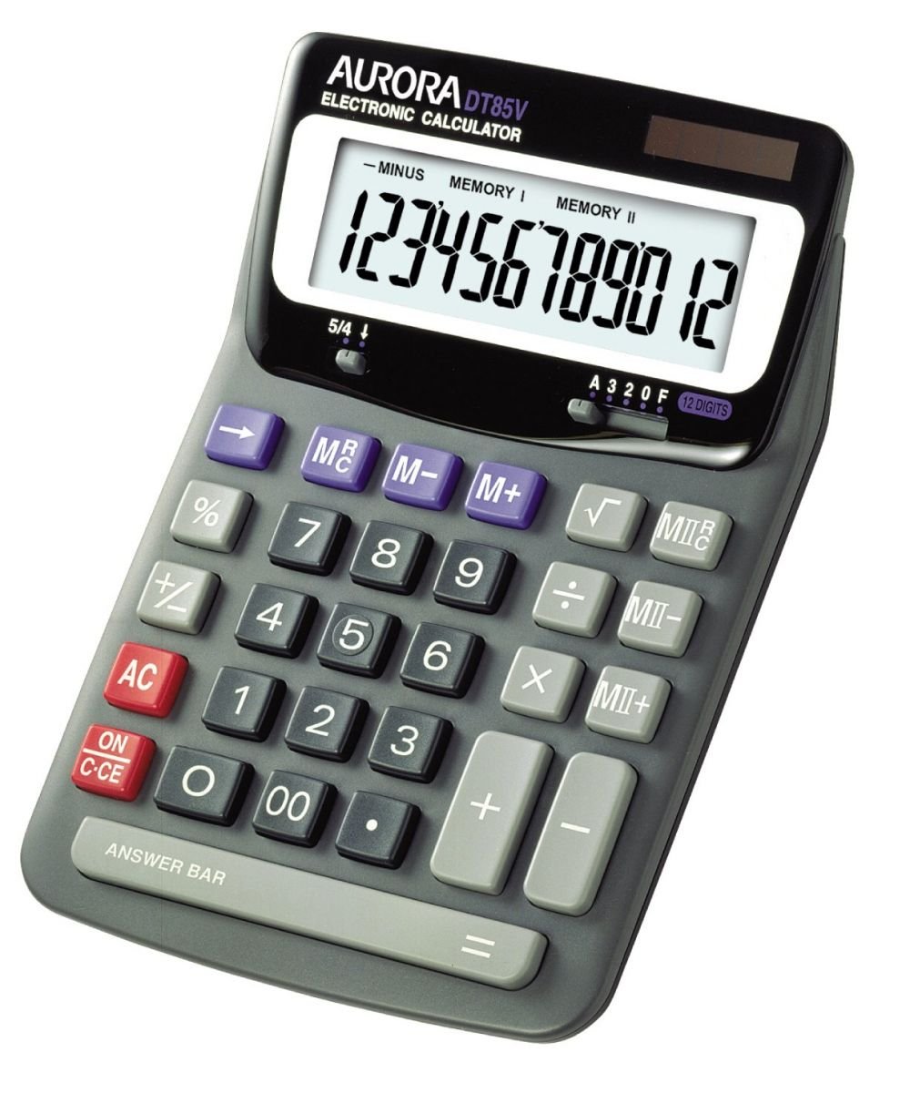 AURORA DT85V DESK CALCULATOR