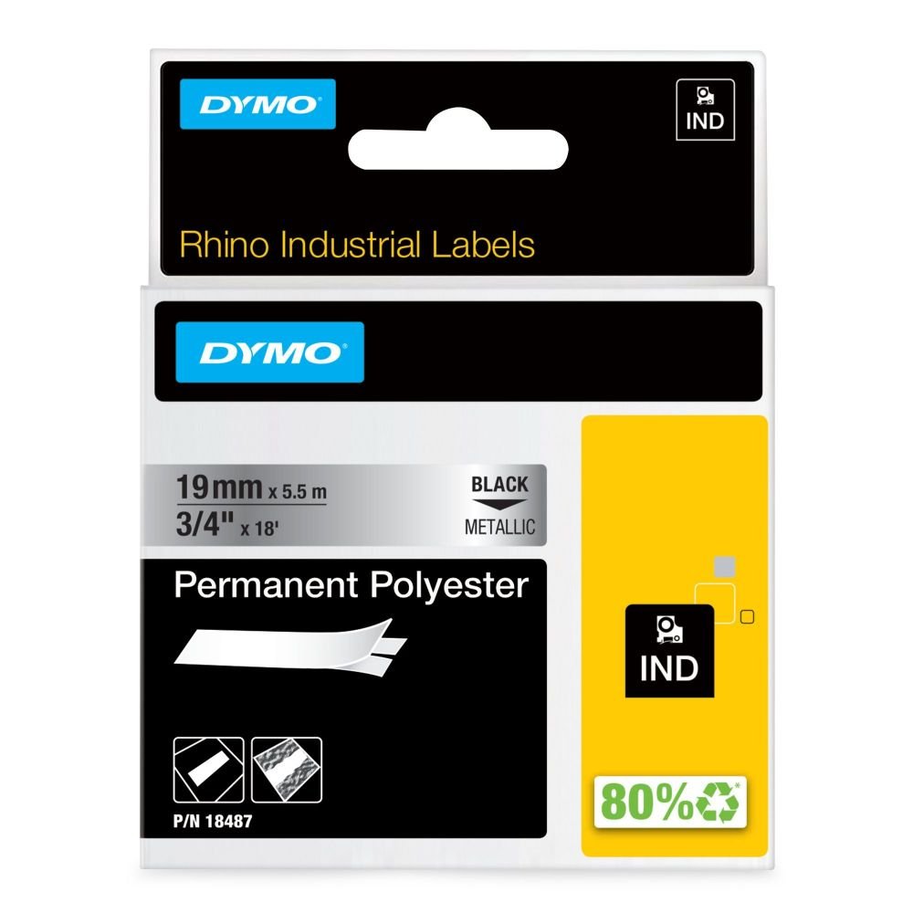 DYMO 18487 19MM METALLIZED TAPE - S07182