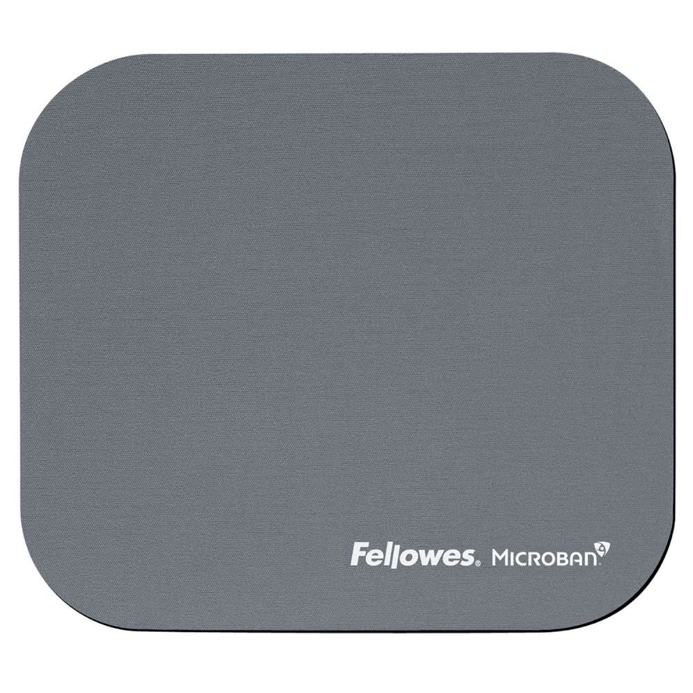 FELLOWES MOUSE PAD WITH MICROBAN SILVER