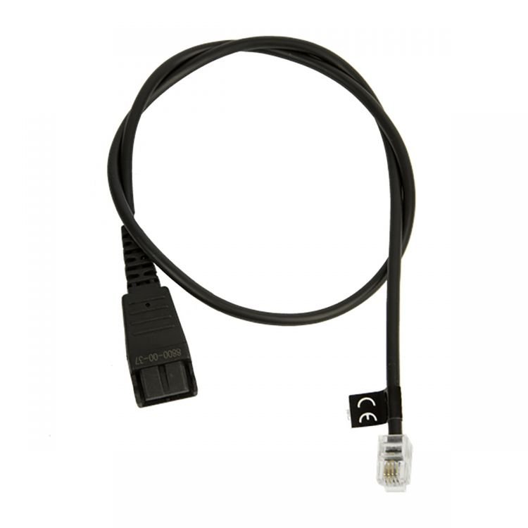 JABRA QD TO RJ11 STRAIGHT CABLE
