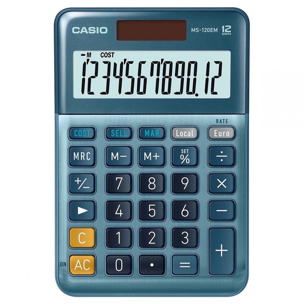 CASIO MS-120EM DESK CALCULATOR