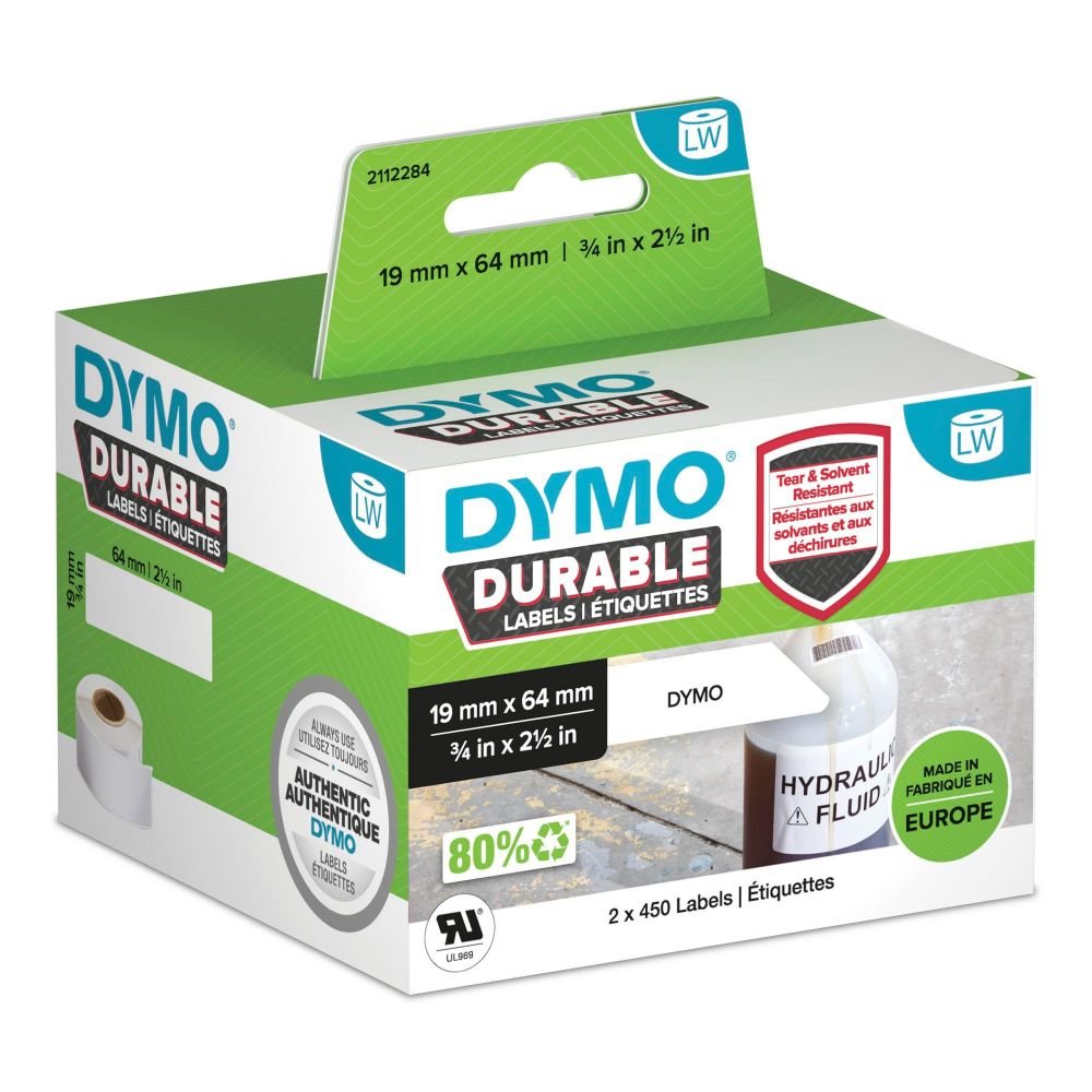 DYMO 2112284 LW DURABLE BARCODE LABEL 19