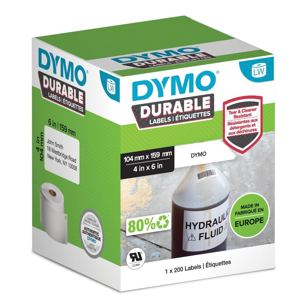 DYMO 2112287 LW DURABLE EXTRA LARGE SHIP
