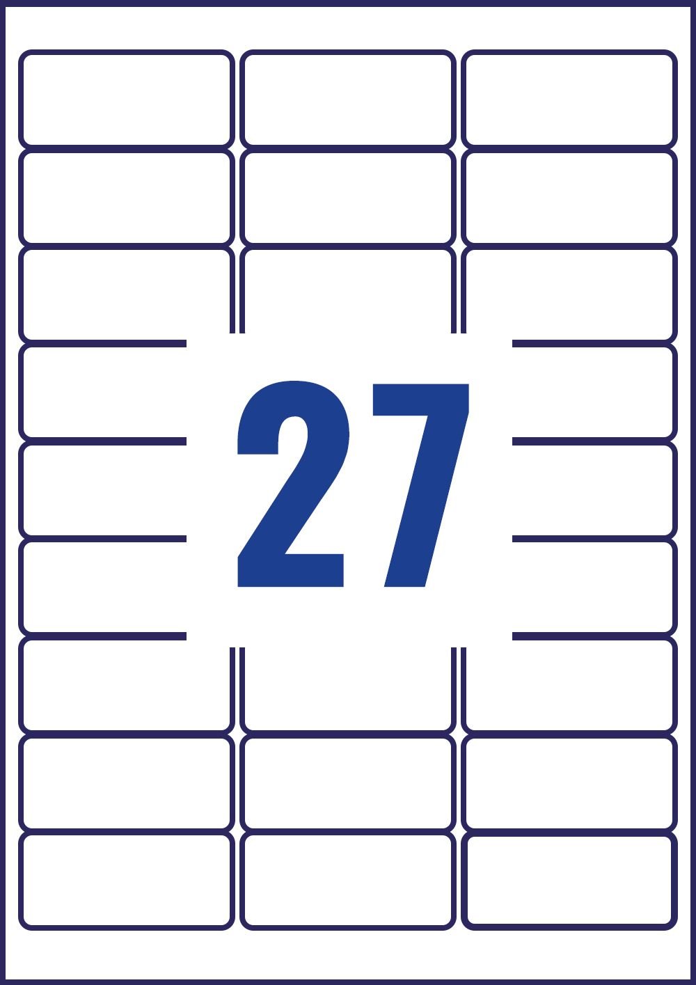 AVERY L6114-20 ANTI-TAMPER LABELS 20 SHE