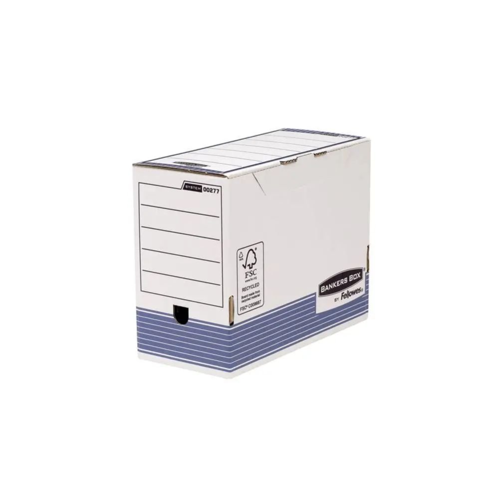 BANKERS BOX 150MM A4 TRANSFER FILE - BLU