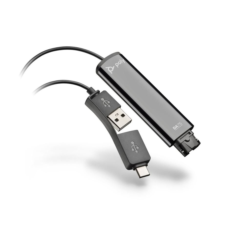 HP POLY DA75 USB AUDIO PROCESSOR ADAPTER