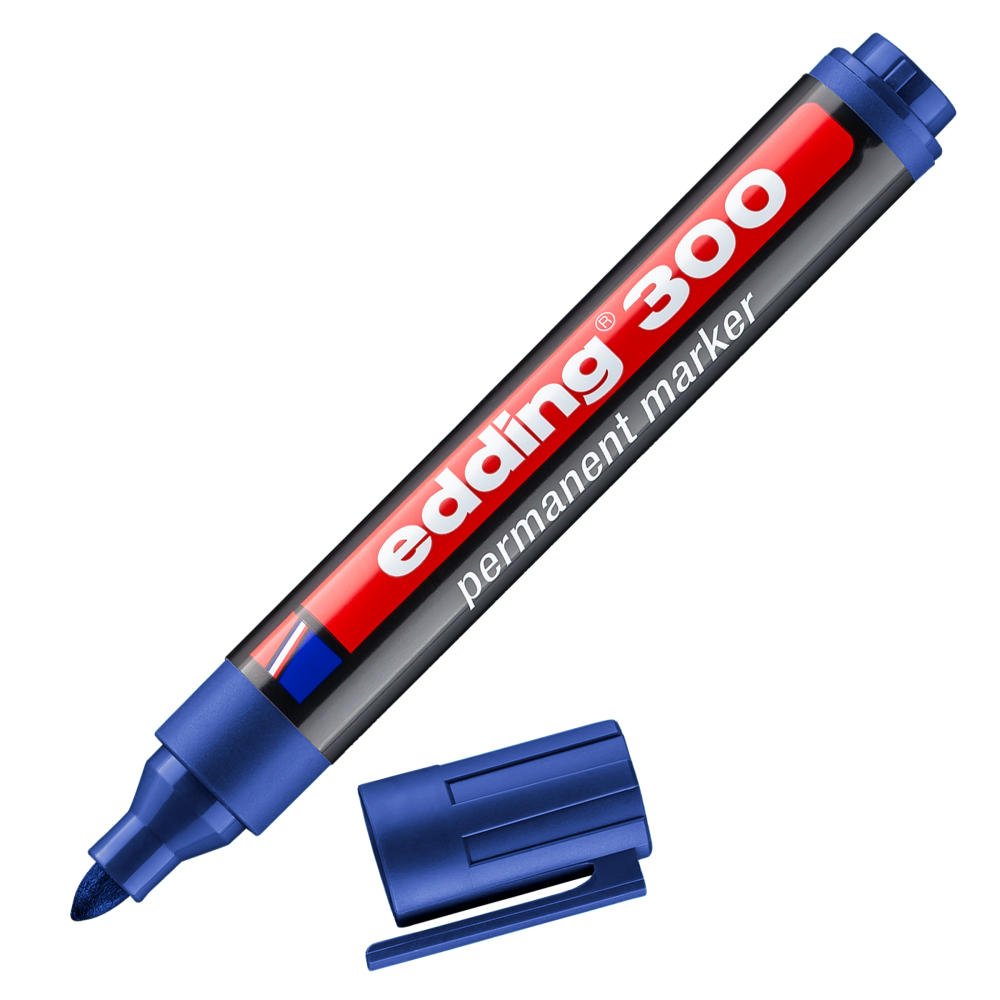 EDDING 300 PERMANENT MAKRER A8 BULLET BL