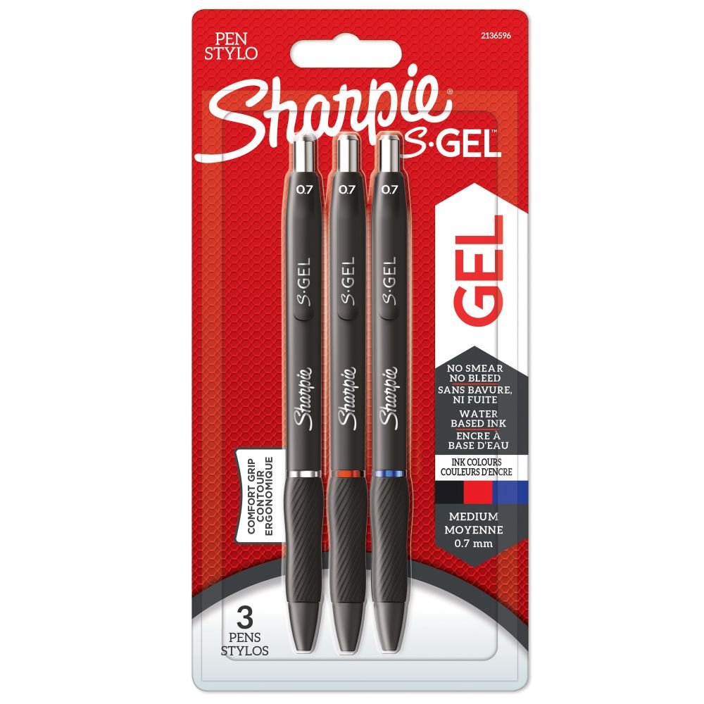 SHARPIE 2136596 S-GEL ASSORTED 0.7MM POI