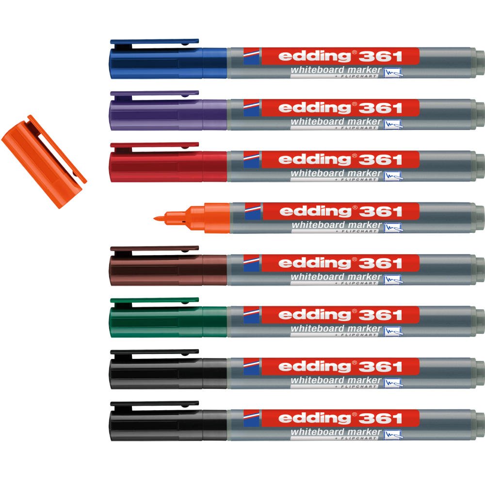 EDDING 361 WHITEBOARD MARKER PACK OF 8