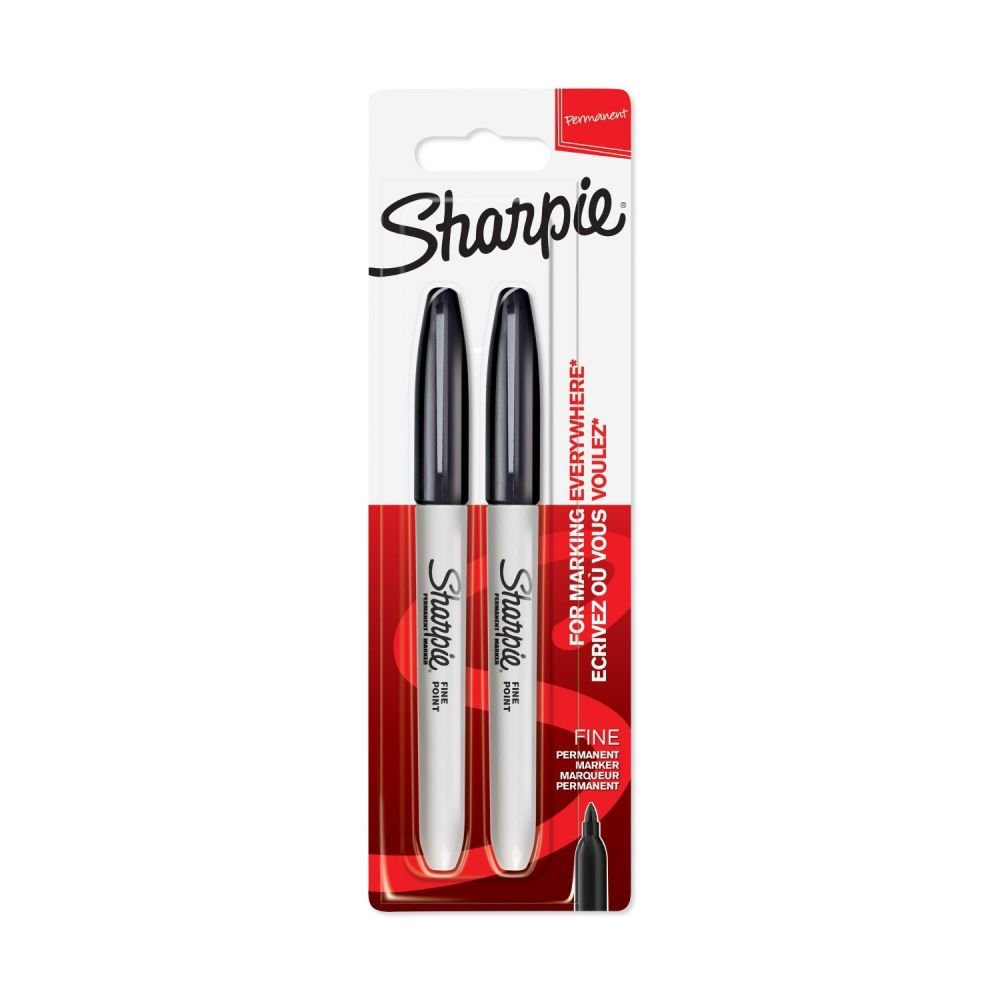 SHARPIE 1985860 FINE BLACK PERMANENT PEN
