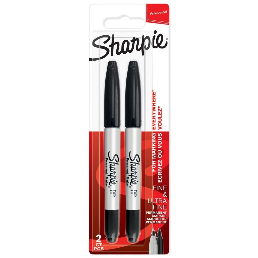 SHARPIE PERMANENT MARKER PACK OF 12 TWIN