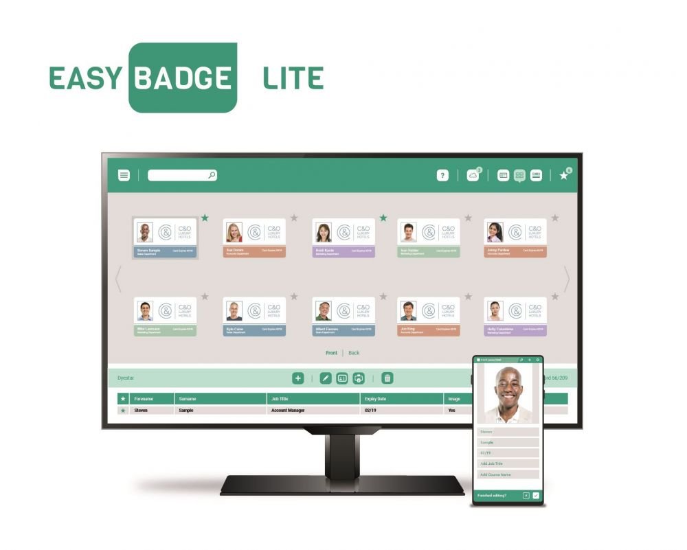 EASYBADGE LITE ID CARD DESIGN SOFTWARE (