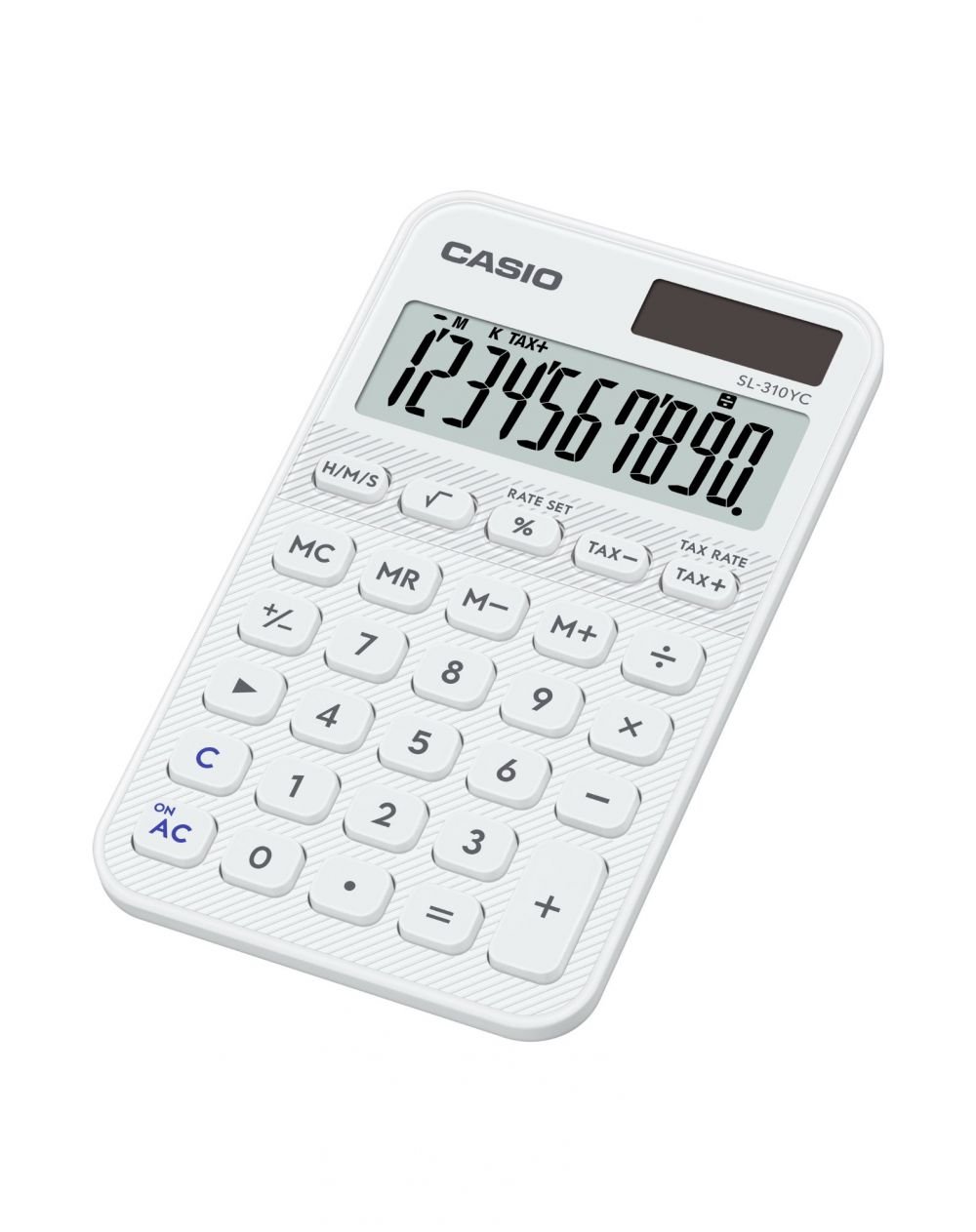 CASIO SL-310YC HANDHELD CALCULATOR WHITE