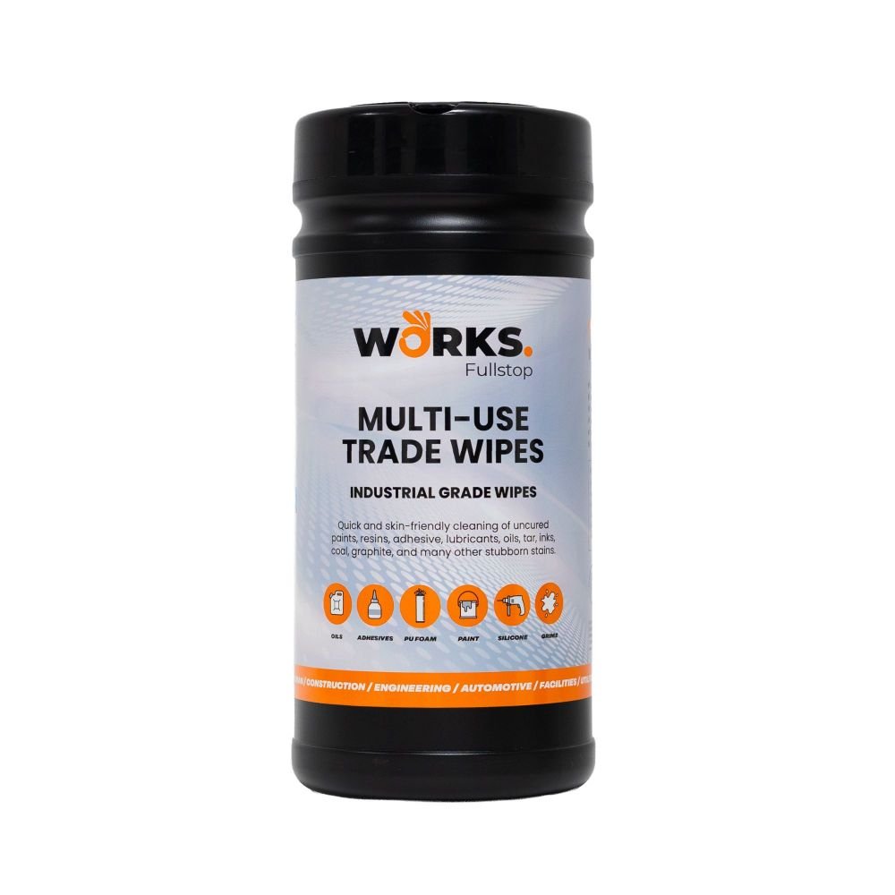 WORKS MULTI-USE TRADE WIPES - INDUSTRIAL