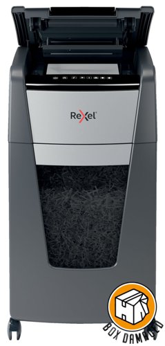 Rexel Optimum AutoFeed+ 225X Cross Cut Shredder - BOX DAMAGED Rexel Optimum AutoFeed+ 225X Cross Cut Shredder - BOX DAMAGED