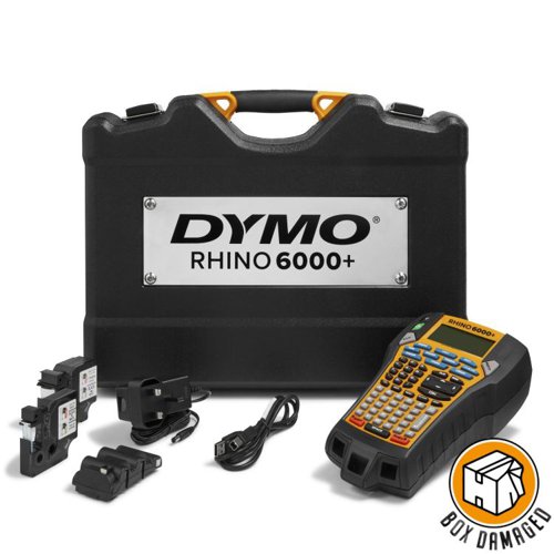 Dymo BOX DAMAGED - Rhino 6000+ Industrial Label Printer Kit Dymo BOX DAMAGED - Rhino 6000+ Industrial Label Printer Kit