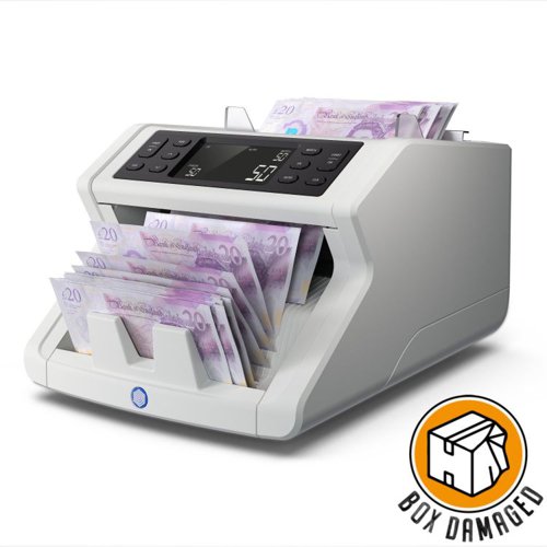 Safescan BOX DAMAGED - 2210 G2 Automatic Bank Note Counter Safescan BOX DAMAGED - 2210 G2 Automatic Bank Note Counter