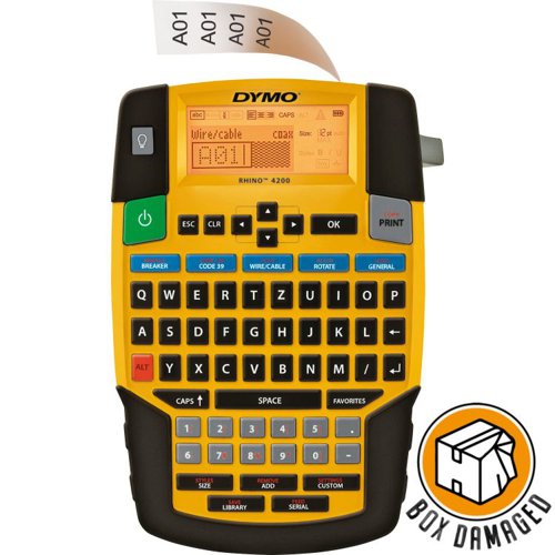 Dymo BOX DAMAGED - Rhino 4200 Label Machine Dymo BOX DAMAGED - Rhino 4200 Label Machine