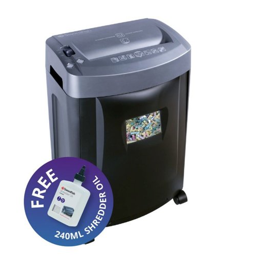 Swordfish 1000XC Cross Cut Shredder with a Free 240ml Bottle of Oil Swordfish 1000XC Cross Cut Shredder with a Free 240ml Bottle of Oil