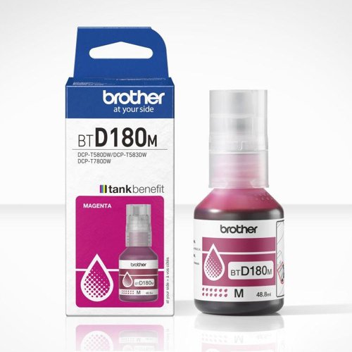 Brother BTD180M Magenta Ink Cartridge 48.8ml Brother BTD180M Magenta Ink Cartridge 48.8ml