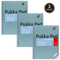 PUKKA A4 METALLIC DOTTED NOTEPAD FSC MIX